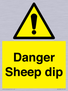 Danger Sheep dip